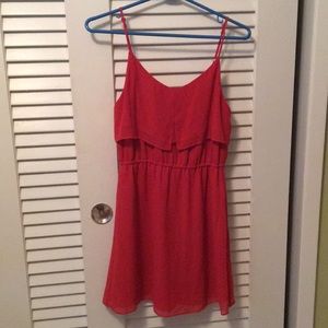 BCBGeneration Coral Chiffon Dress size XS